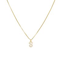 Collana Dilvdò Donna Letters in Argento Zircone CLDOS